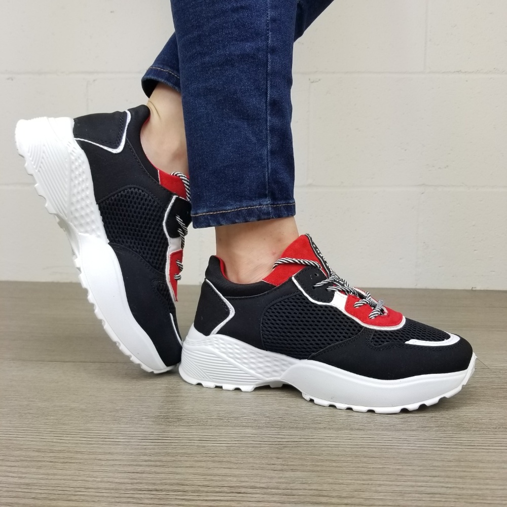 Chunky Platform Heel Fashion Dad Sneakers - Picture 7 of 8